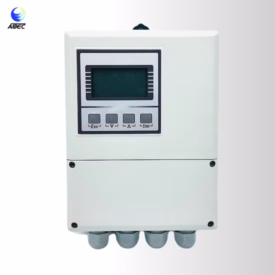 Triangular Trapezoidal Rectangular Weir Parshall Flume Canals Flowmeter Open Channel Ultrasonic Flow Meter