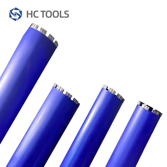 Punte per carotaggio diamantate con segmento del tetto per calcestruzzo, granito